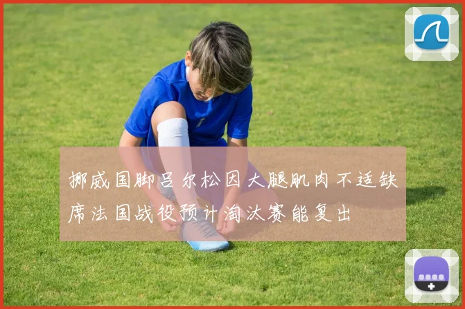 挪威国脚吕尔松因大腿肌肉不适缺席法国战役预计淘汰赛能复出